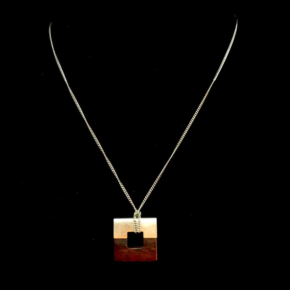 Teno Wood & Steel Pendant